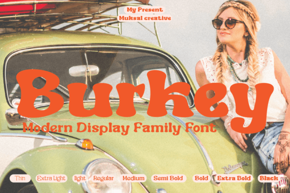 Burkey: A Bold, Warm Display Font That Earns Its Space