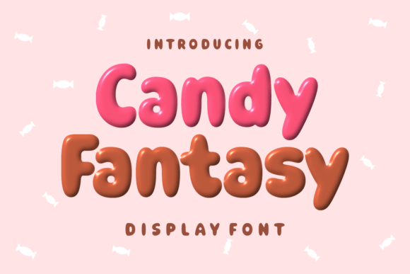 Candy Fantasy: A Playful Display Font for Campaign Headlines