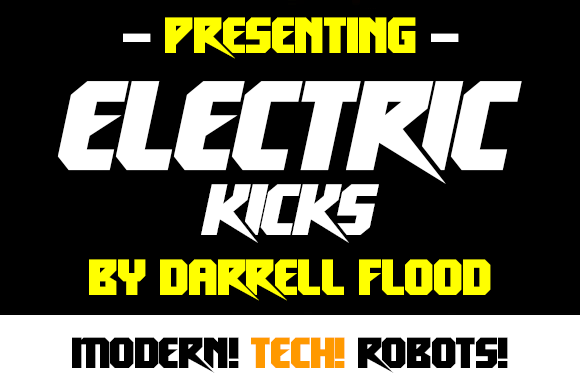 Electric Kicks: A Display Font That Sparks Energy