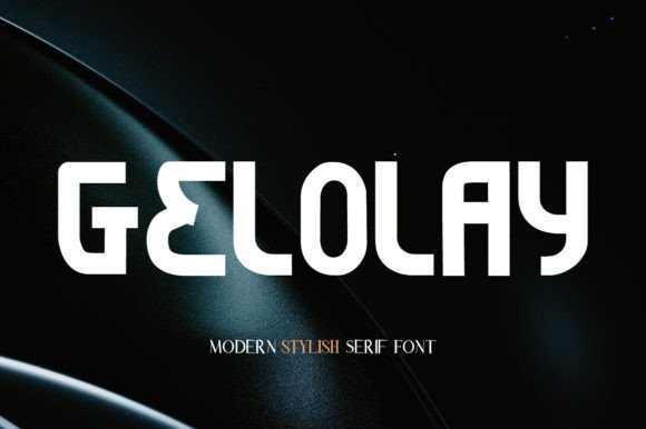 Gelolay: A Confident Display Font for Editorial Moments