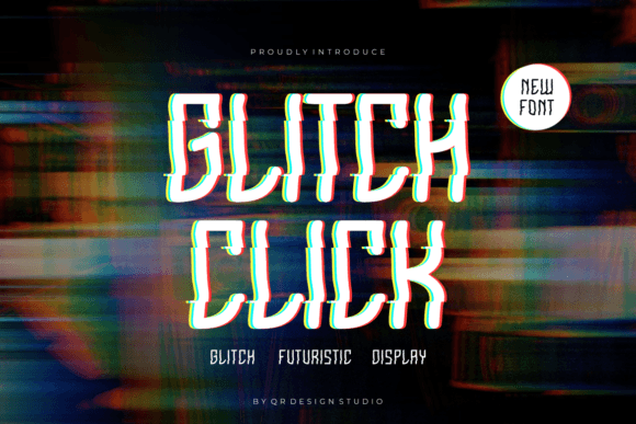 Glitch Click: A Display Font That Makes Your Handmade Goods Shine