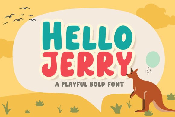 Hello Jerry: A Playful Display Font That Makes Your Brand Stick