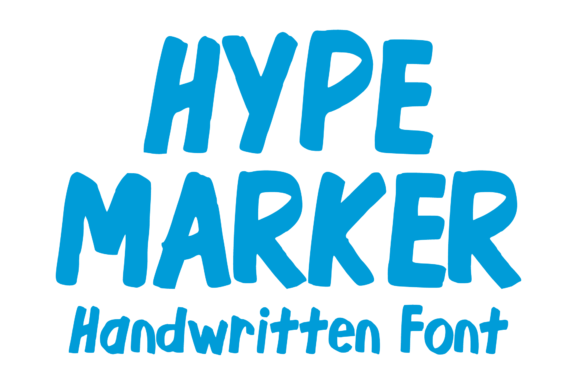 Hype Marker: A Display Font That Grabs Attention—Strategically