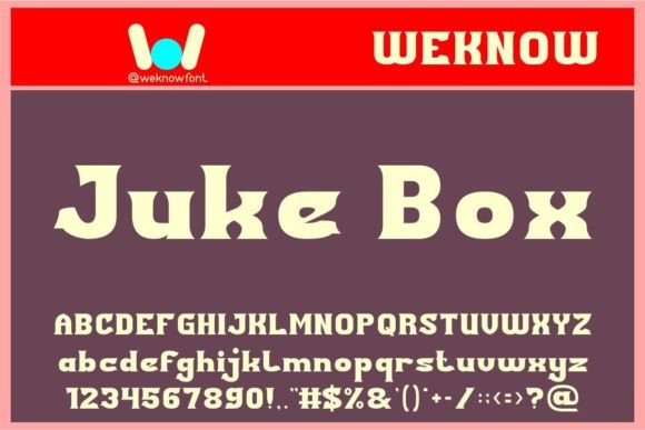 Juke Box: A Serif Display Font with Editorial Warmth