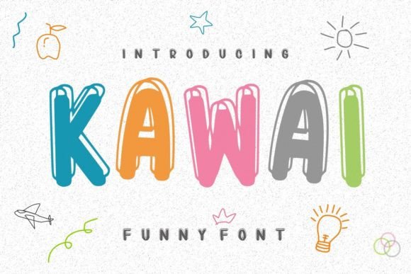 Kawai: A Friendly Handwritten Display Font for Small Business Branding