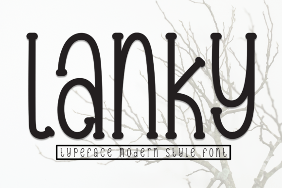 Lanky: A Sweet, Friendly Display Font for Warm Brand Identities
