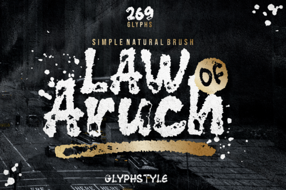Law of Aruch: A Thoughtful Display Font for Calm, Confident Branding