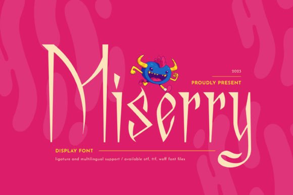 Miserry Display Font for Handmade Creators