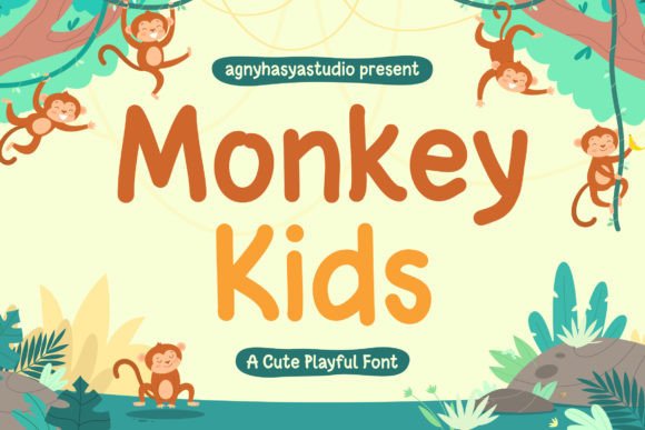 Monkey Kids: A Playful Display Font That Makes Campaigns Instantly Recognizable