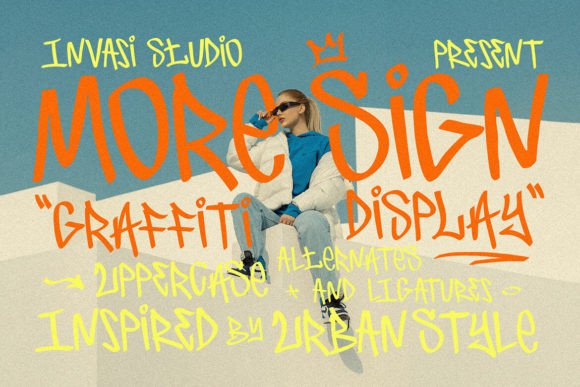 Moresign Font: Bold Urban Display Type for Campaign Graphics