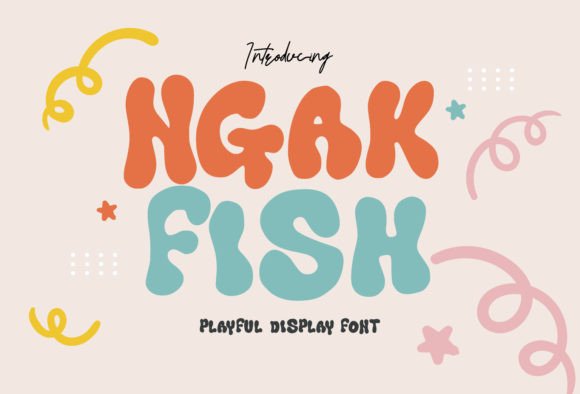 Ngak Fish: A Playful Display Font for Editorial Joy