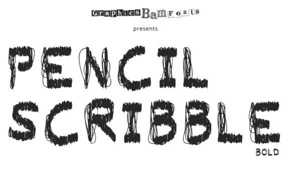 Pencil Scribble Bold: A Display Font That Feels Like a Thoughtful Pause