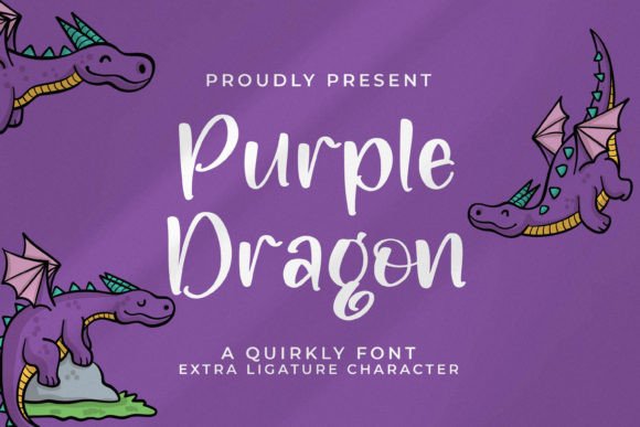 Purple Dragon: A Display Font with Playful Precision