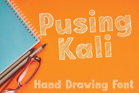Pusing Kali: A Handwritten Display Font That Feels Like Your Brand’s Smile