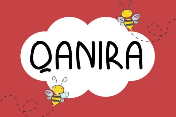 Qanira: A Festive Display Font for Digital Branding