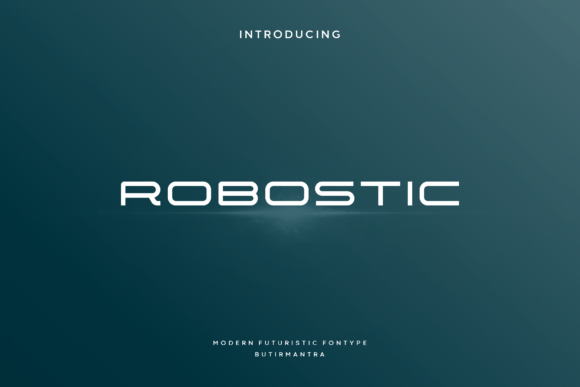 Robostic: A Futuristic Display Font for Professional Branding