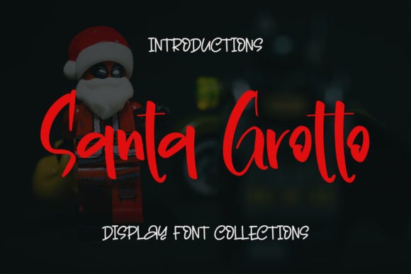 Santa Grotto: A Warm, Handwritten Display Font for Digital Celebrations