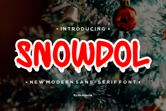 Snowdol: A Whimsical Display Font That Elevates Digital Branding