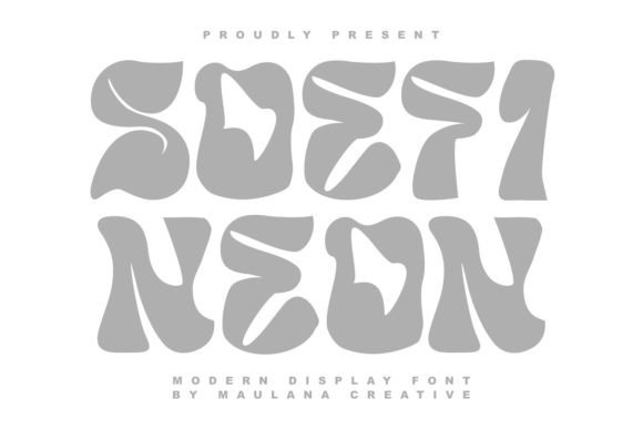 Soefi Neon: A Playful Display Font for Handmade Charm