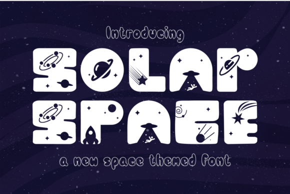 Solar Space Font: A Futuristic Display Typeface That Lands Right