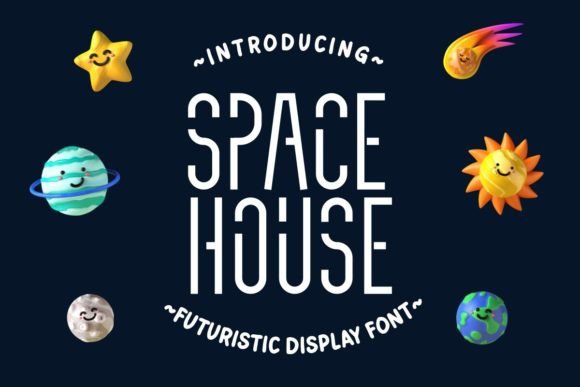 Space House: A Futuristic Display Font That Fits Real Branding Work