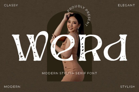 Werd: A Modern Serif Display Font for Editorial Calm